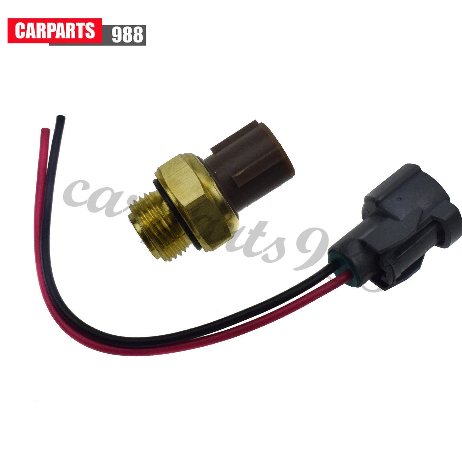 Radiator Cooling Fan Switch Sensor + Plug for Honda Accord Civic CR-V Acura RSX 6B93BC-57