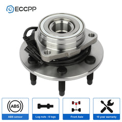 1Pc Front Wheel Hub Bearing Assembly For Chevy Silverado 1500 Sierra 1500 4WD 6B93BC-57