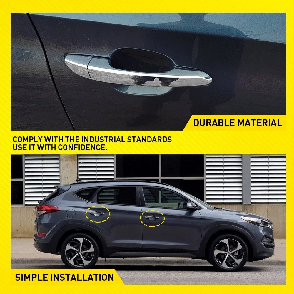 2X Outside Exterior Door Handle Front Rear Passenger For 16-21 Hyundai Tucson EA 6B93BC-57