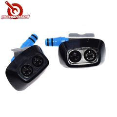 Front Pair Headlight Washer Jet Nozzle w/ Cover for Saab 9-3 2004-2011 12803972 6B93BC-57