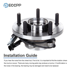 1Pc Wheel Hub Bearing Front For 2008-2020 Dodge Grand Caravan VW Routan Ram C/V 6B93BC-57