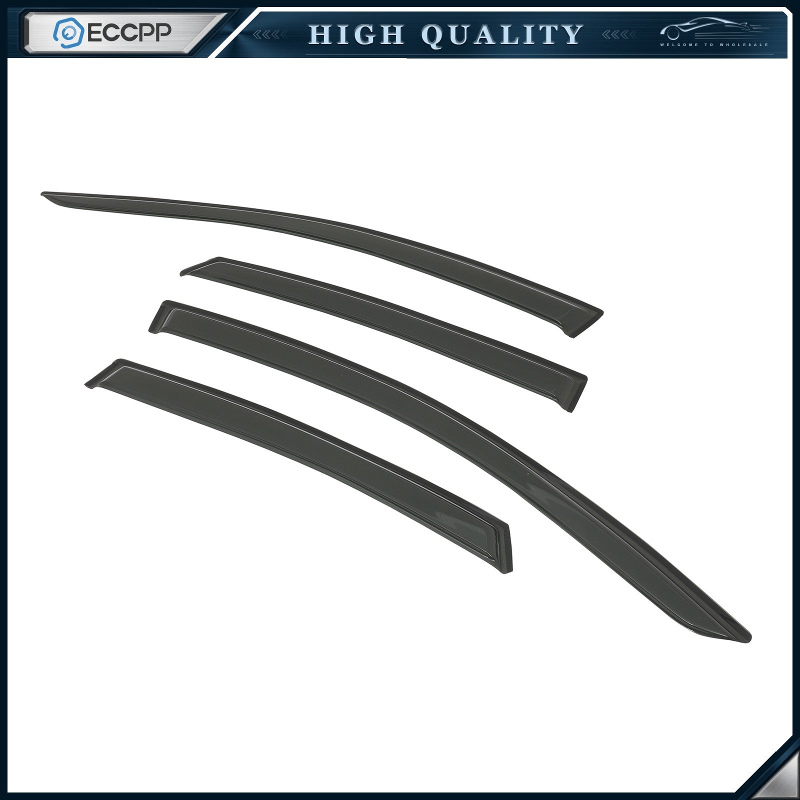 Window Visor Vent Rain Shades Guards Deflectors For Nissan Altima 13-18 6B93BC-57