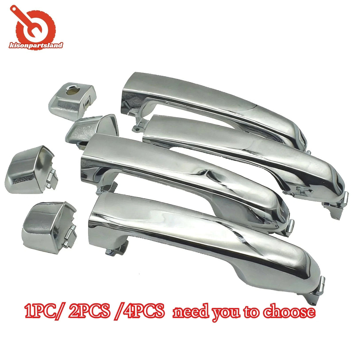 Chrome Front Rear Left Right Outside Door Handle For 4Runner 2010-18 69211-60090 6B93BC-57