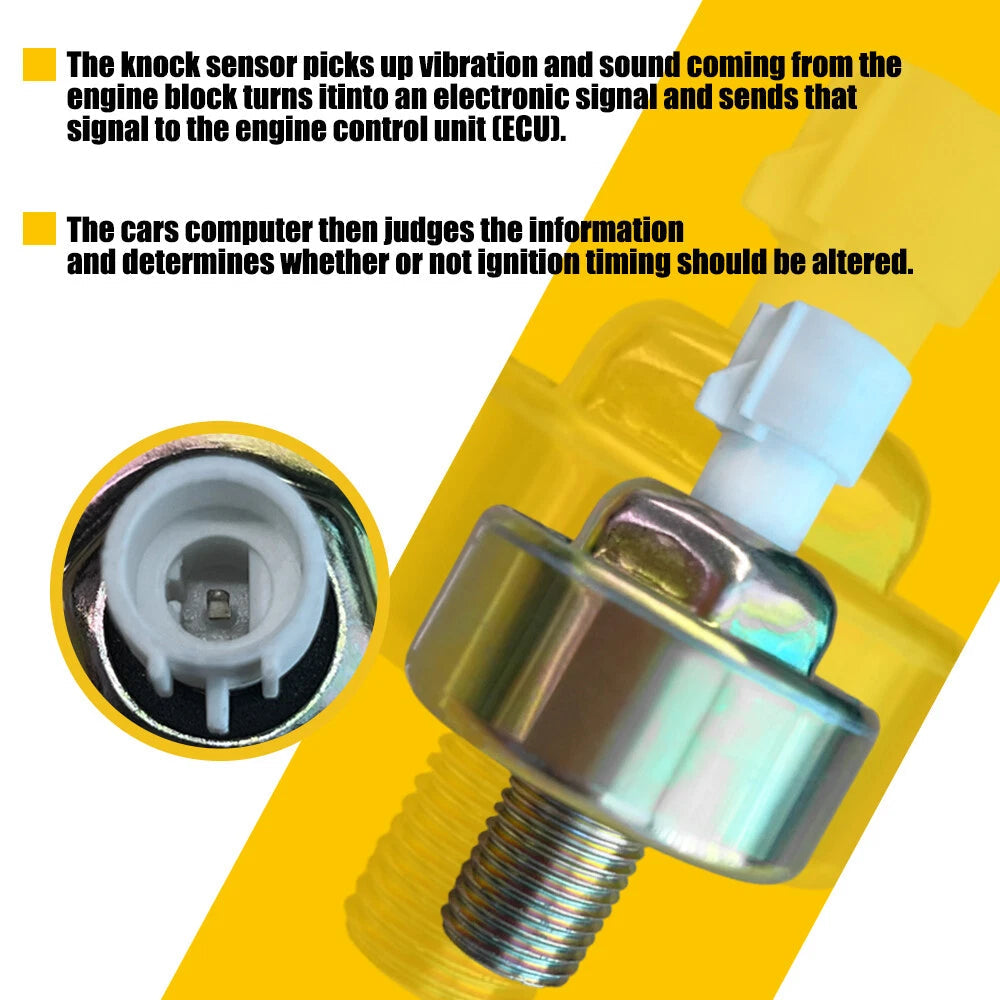 One OEM Knock Sensor (Detonation) for 8.1L 3500 HD 213-2829 Yukon EOA 6B93BC-57