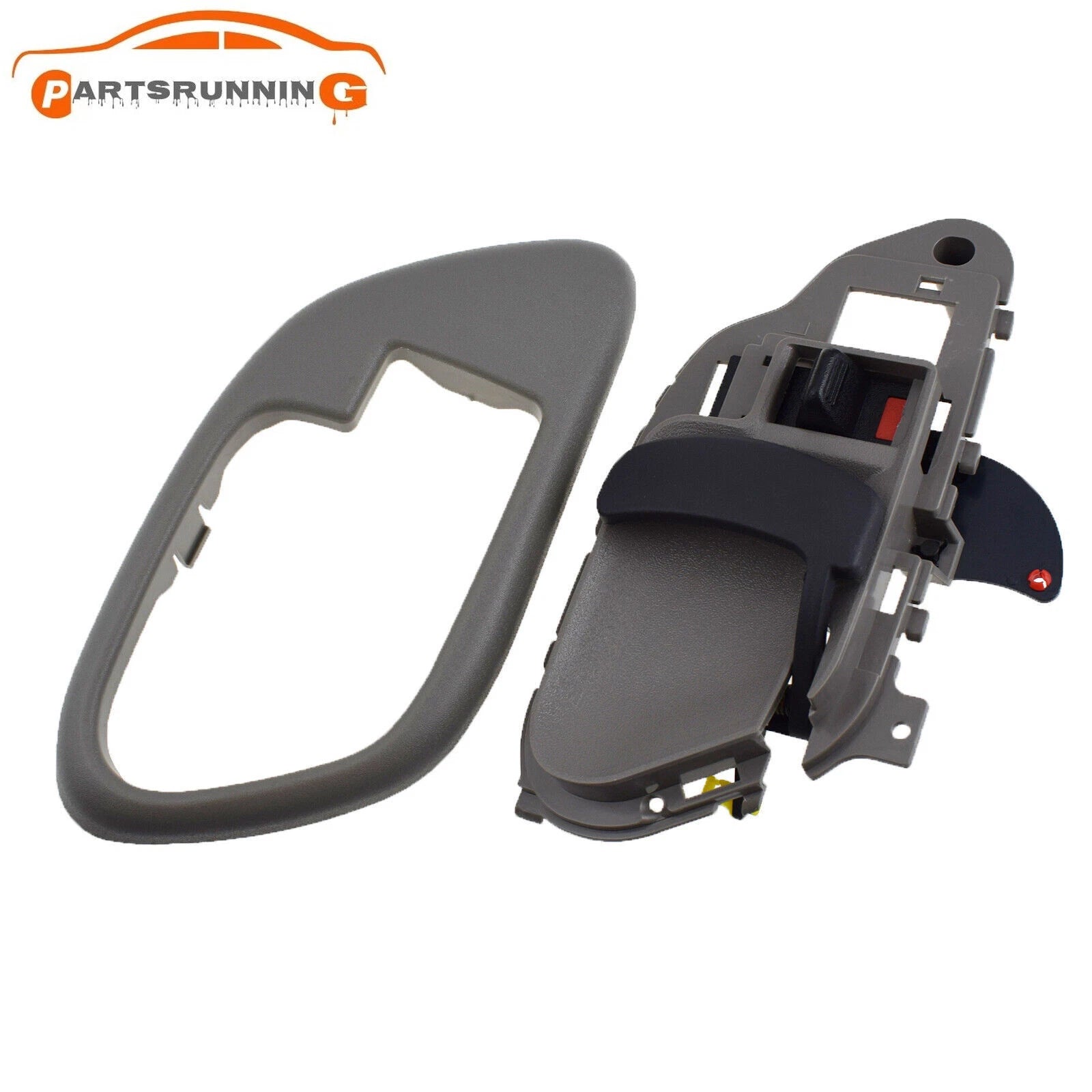 Inside Door Handle W/ Bezel Left Gray 15708079 For 1995-99 Chevrolet C1500 K1500 6B93BC-57