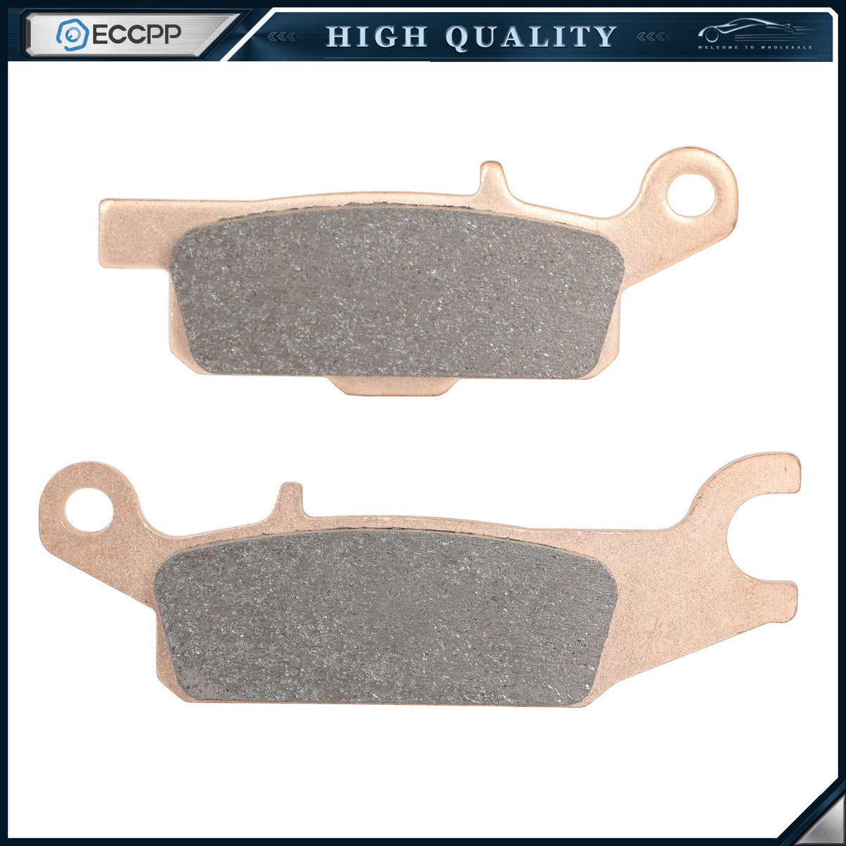 Rear FA445 Brake Sintered Pad For YAMAHA Grizzly 550 YFM550FG 4x4FI 2009-2012 6B93BC-57