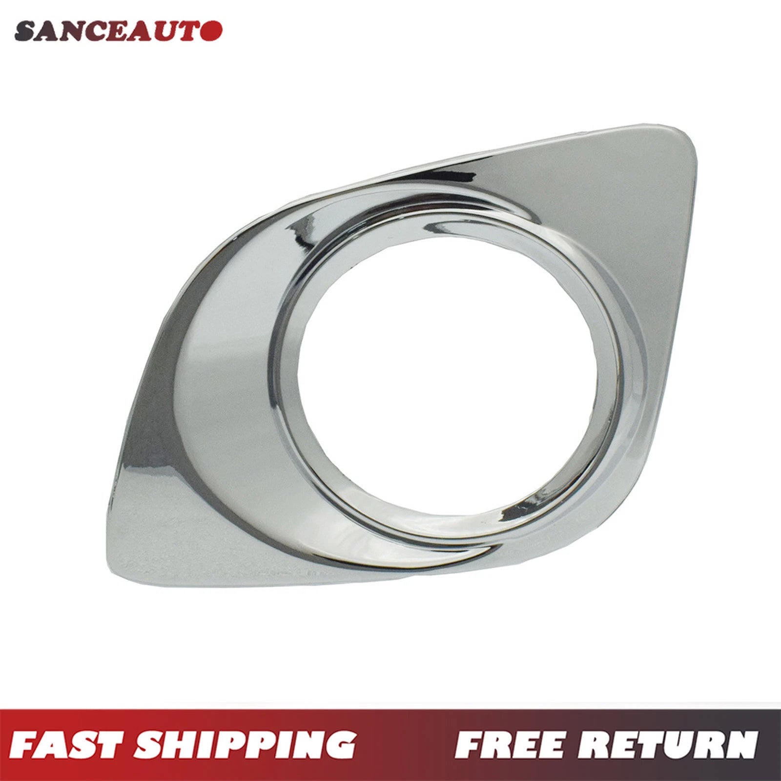 Front Bumper Fog Light Hole Cover Insert Left Chrome for Toyota Venza 2009-2012 6B93BC-57