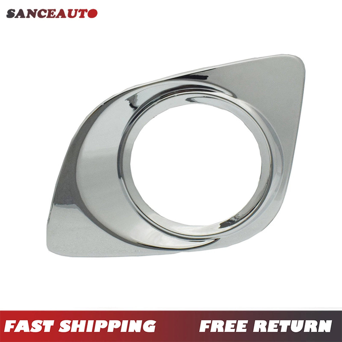 Front Bumper Fog Light Hole Cover Insert Left Chrome for Toyota Venza 2009-2012 6B93BC-57