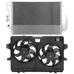AC Condenser Cooling Fan Kit For 2008-2012 Ford Escape 2008-2011 Mercury Mariner 6B93BC-57