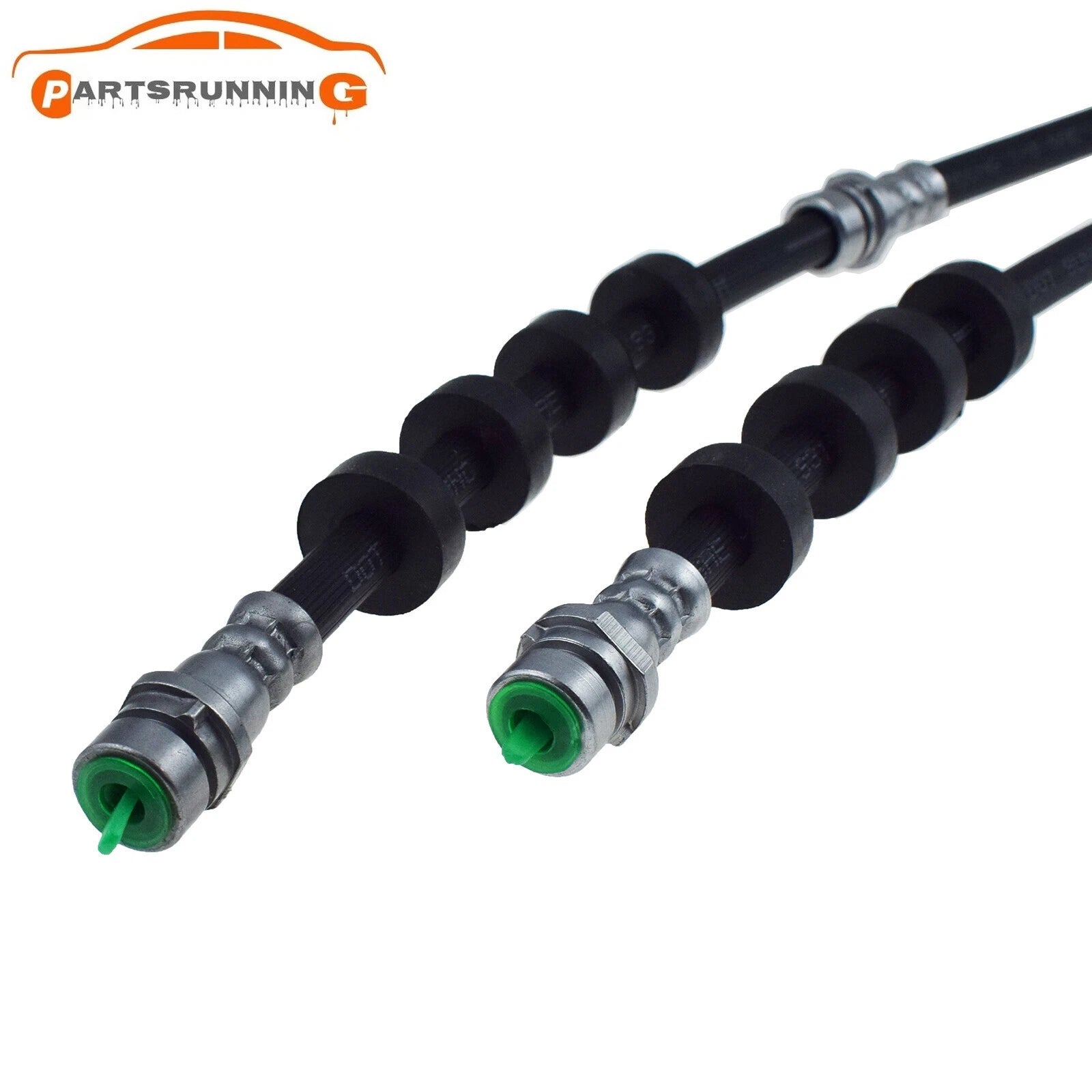 2X Front Brake Line Hose For 2008-2012 Ford Escape 08-11 Mazda Tribute Mercury 6B93BC-57