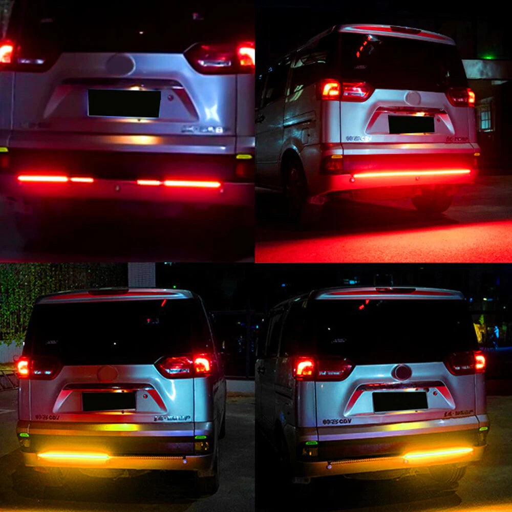 48" Inch Truck Tailgate Strip LED Sequential Brake Signal Tail Light Bar 6B93BC-57