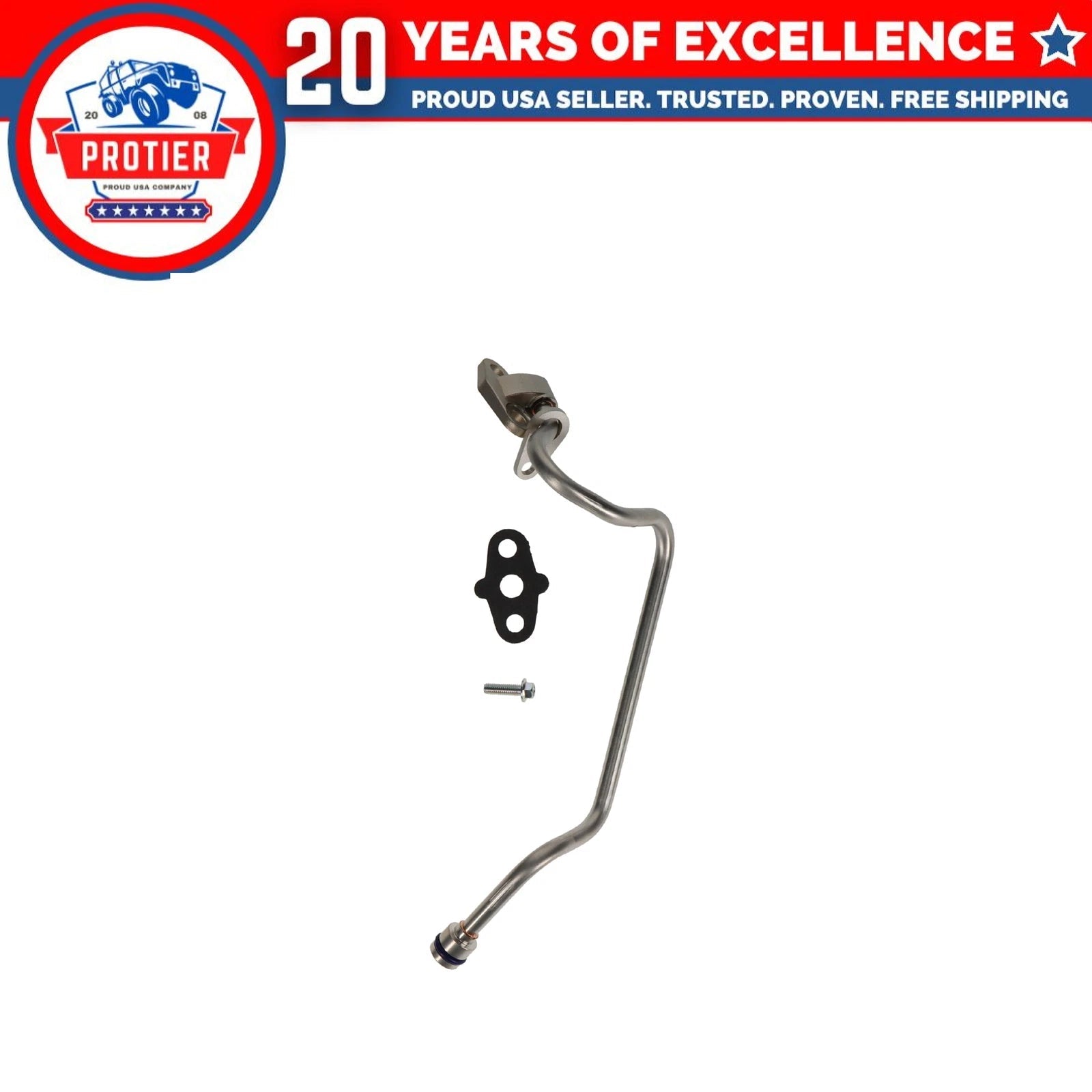 Turbocharger Oil Supply Line Fits Ford E-350 E-350 E-450 F-250 04-10 V8 6.0L 6B93BC-57