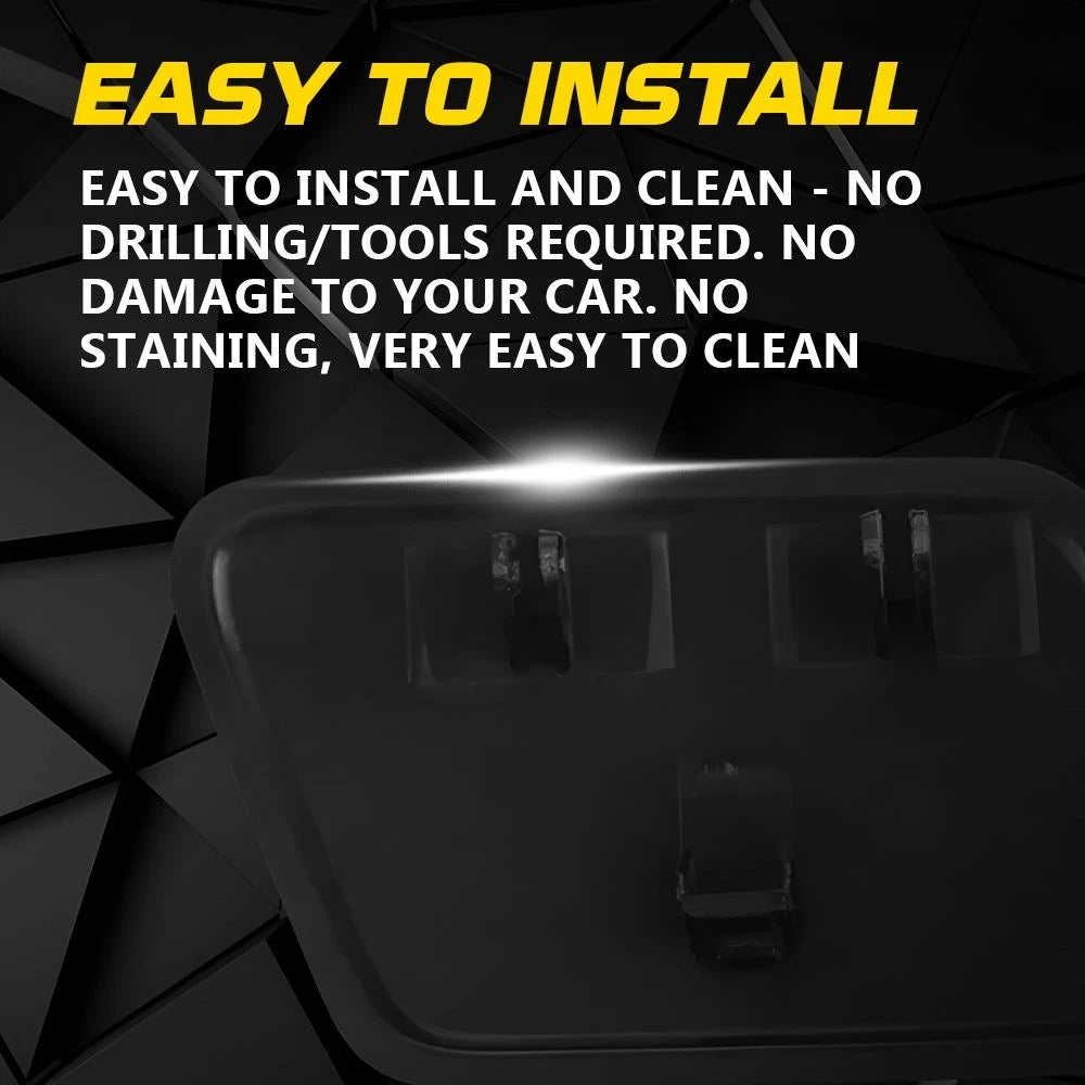 For Volvo S60 2005-2009 Black Pair Front Headlight Washer Jet Spray Cover Cap EA 6B93BC-57