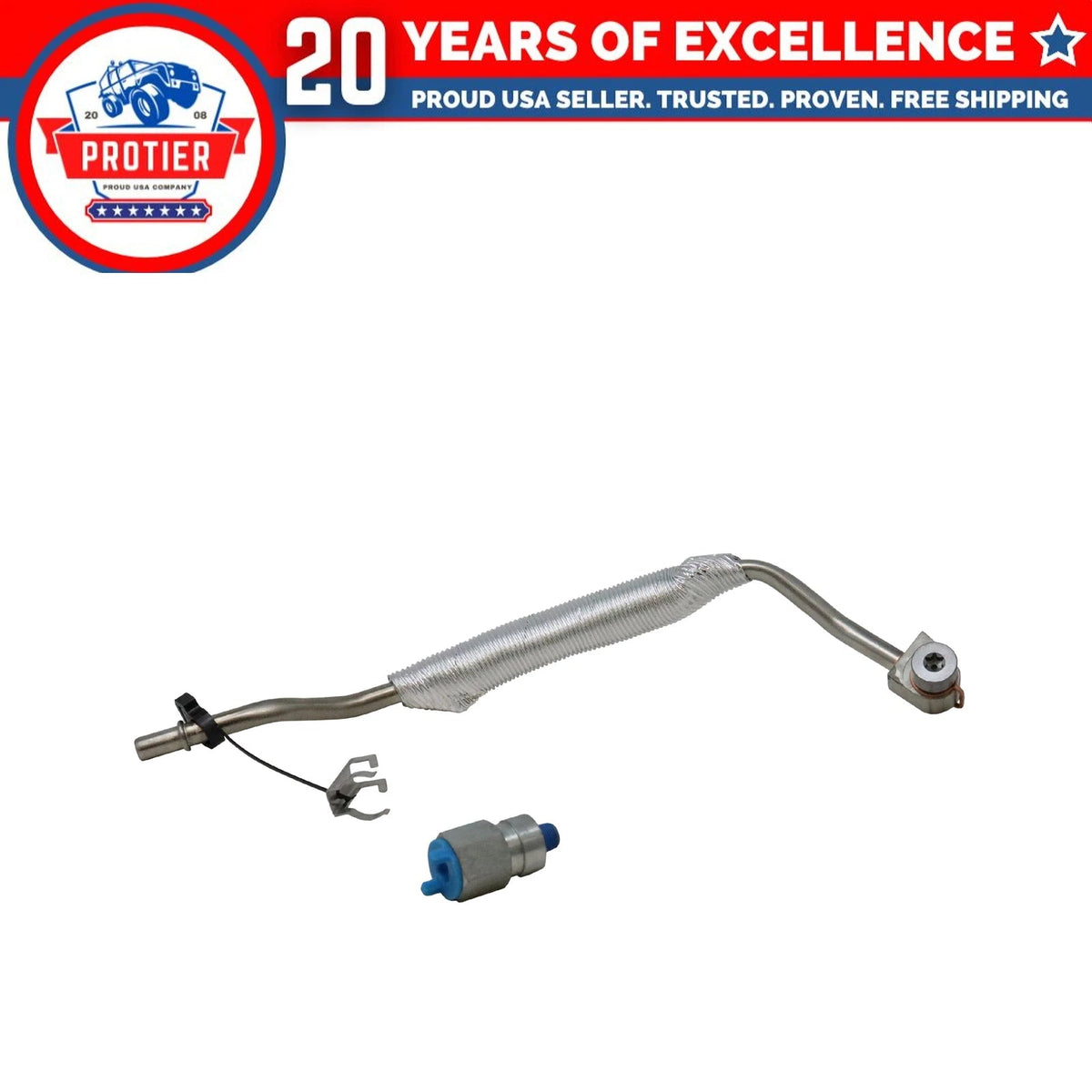 Rear Turbocharger Oil Supply Line Fits Lincoln Ford Explorer Flex MKS MKT 6B93BC-57