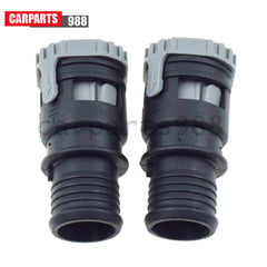 2Pcs Heater Hose ConnectorsF Fit For Ford Focus 2 Escape Kuga EcoBoost 1495393 6B93BC-57