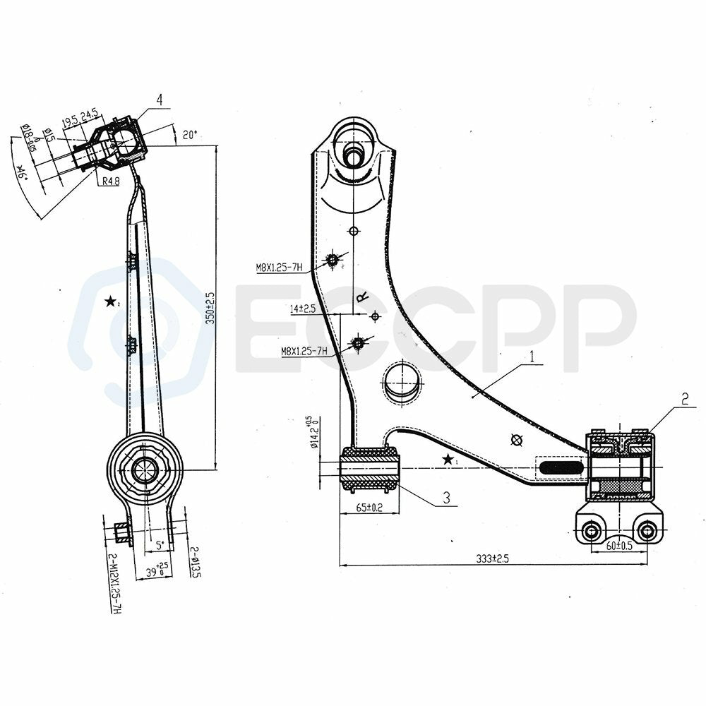 For Mazda 3 & 5 10Pcs Front Control Arms Rear Sway Bar Links Tie Rods Suspension 6B93BC-57