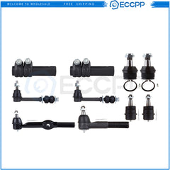 Front Ball Joint Steering Sway Bar Tie Rod End For 1994-1995 Dodge Ram 1500 2500 6B93BC-57