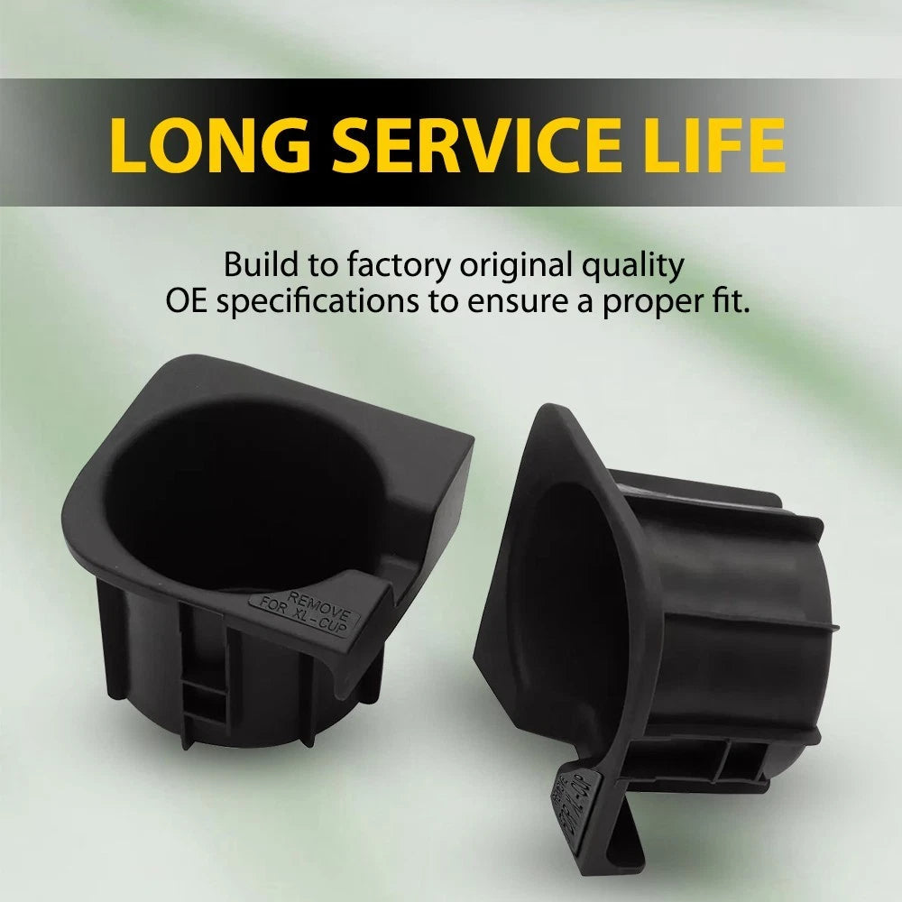 Center Console Cup Holder Insert Right & Left For Toyota Tacoma 2005-2017 Pair A 6B93BC-57