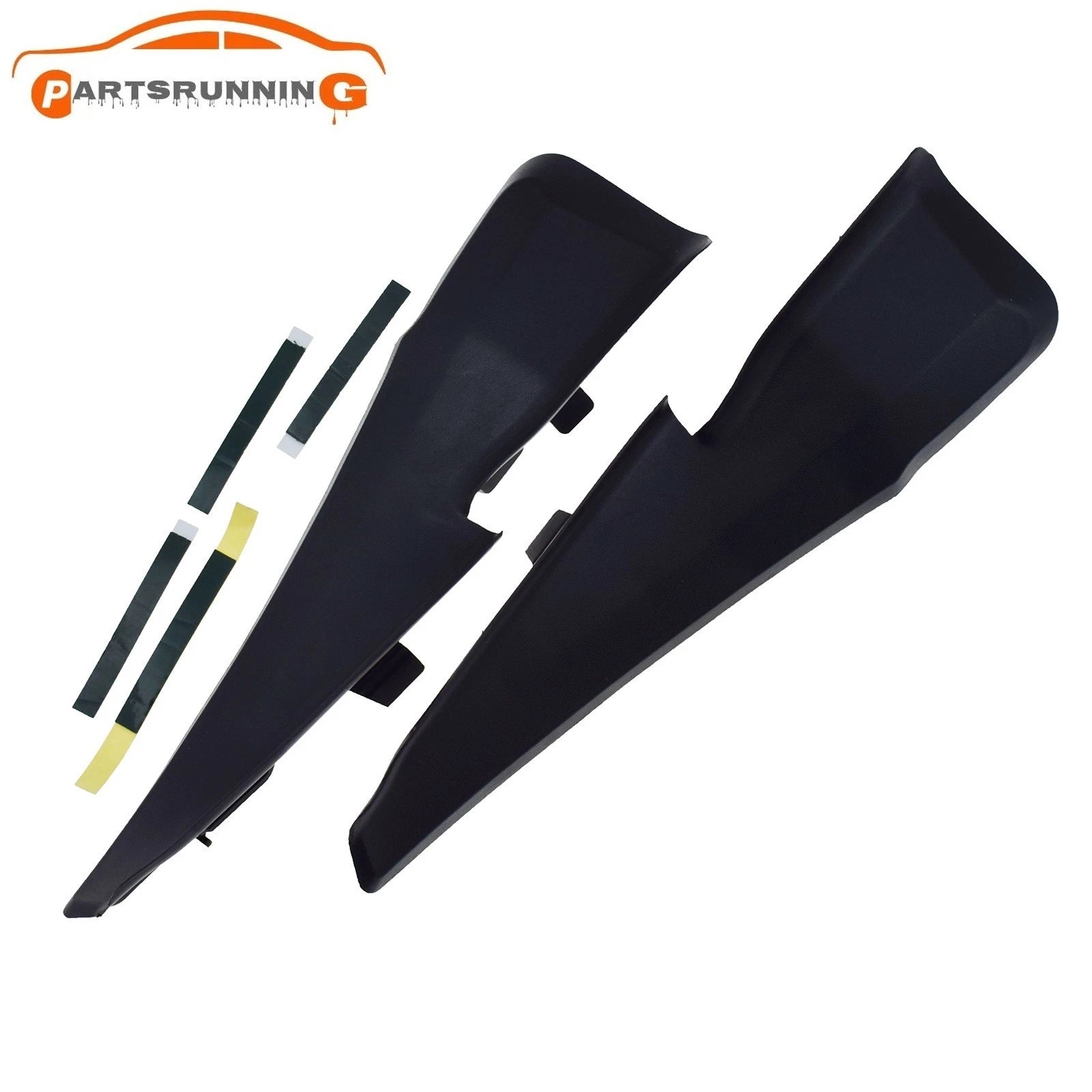 Pair Front Windshield Wiper Side Cowl Trim Cover For Peugeot 208 2008 96748542XT 6B93BC-57