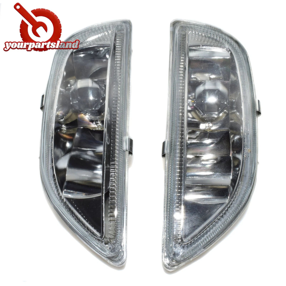 2pcs LH RH Front Fog Driving Lamp Light Clear Lens For Toyota Corolla 2001 2002 6B93BC-57