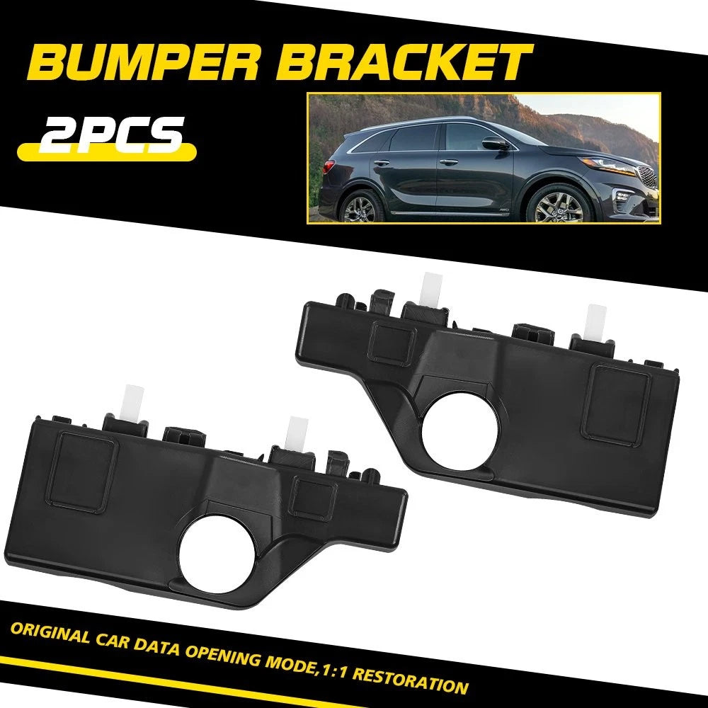Set of 2 Fit For 2016-2020 Kia Sorento Front Left + Right Bumper Bracket EOA 6B93BC-57