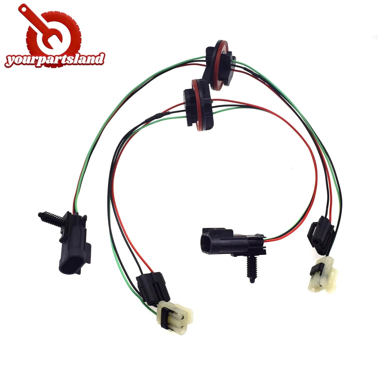 2pcs Headlight Lamp Wiring Harness 09-17 Fit Dodge Ram 1500 2500 Quad Halogen 6B93BC-57