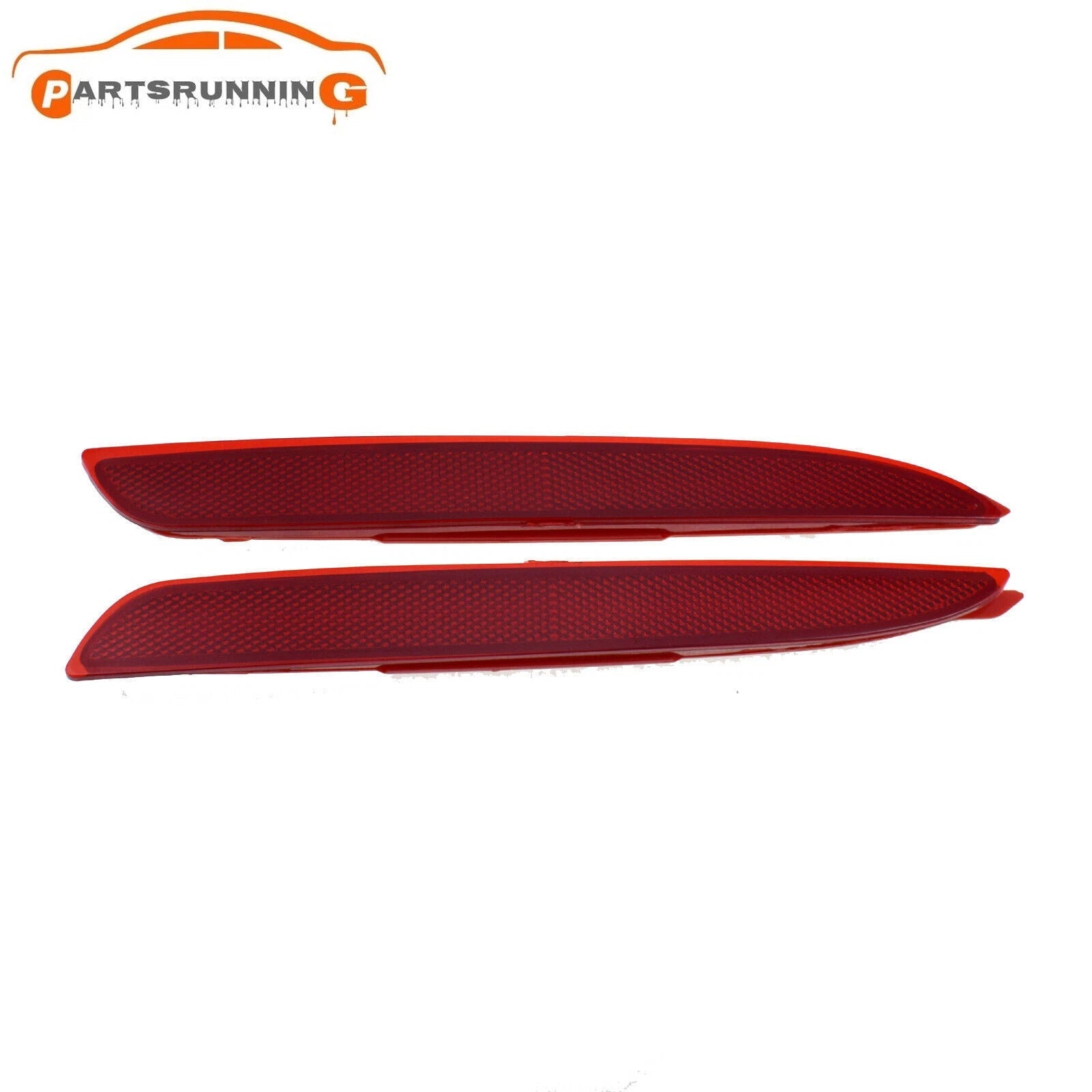 Set of 2 Rear Left & Right Bumper Reflector For Mazda 3 M3 Sedan Hatchback 09-13 6B93BC-57