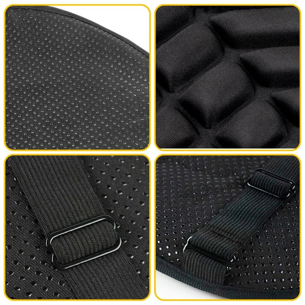 Motorcycle Gel Seat Cushion Comfort Shock Pad Cover 3D Breathable Pain Relief EA 6B93BC-57