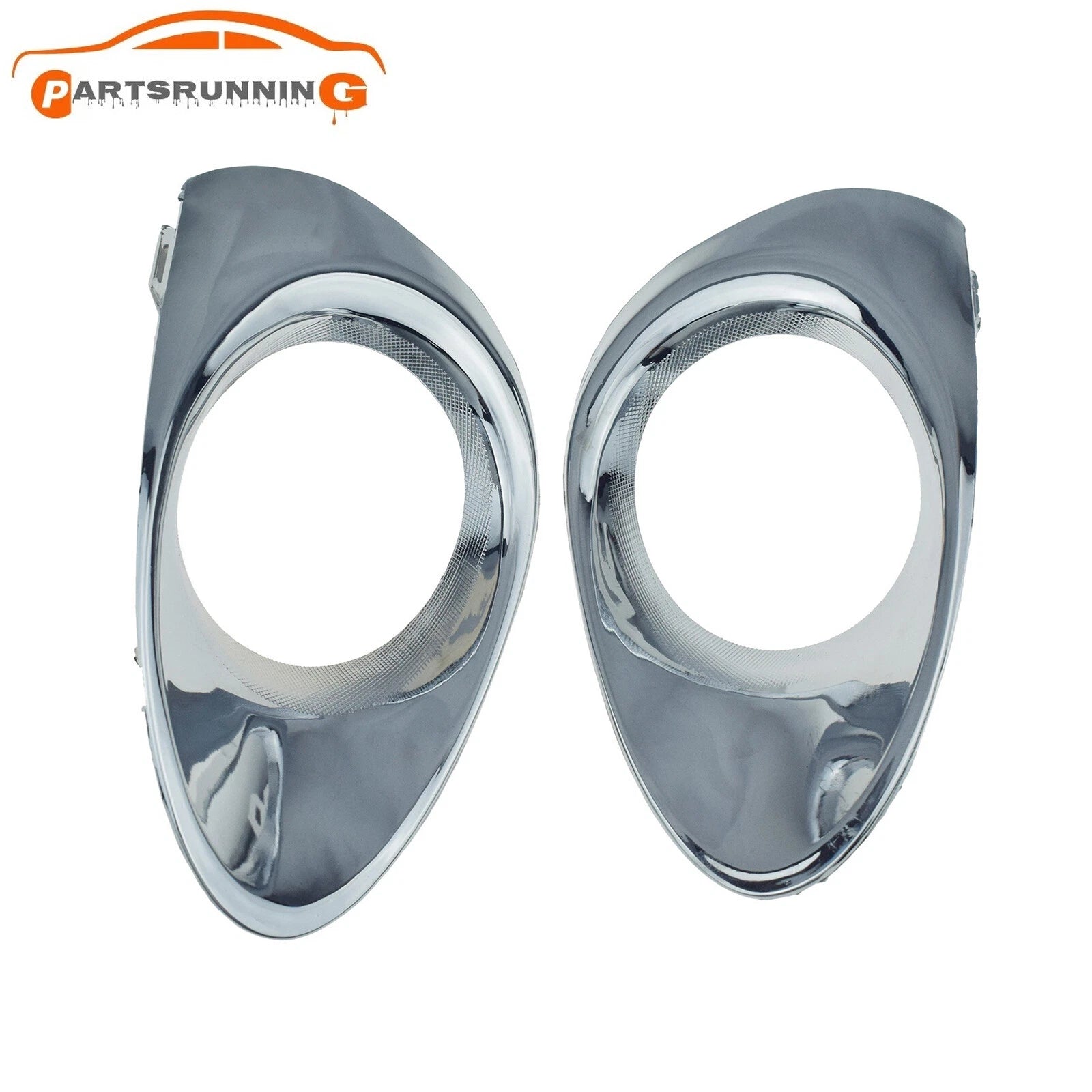 Bumper Fog Light Bezel Lamp Trim Left Right Kit For 2013-2015 Lexus RX350 RX450h 6B93BC-57