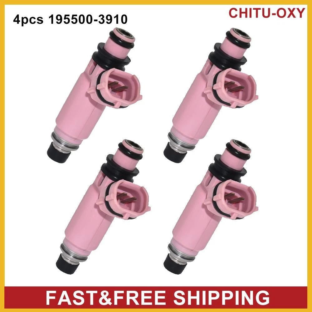 195500-3910 4X Fuel Injectors For Subaru Impreza Forester Legacy2.5L 16611-AA370 6B93BC-57