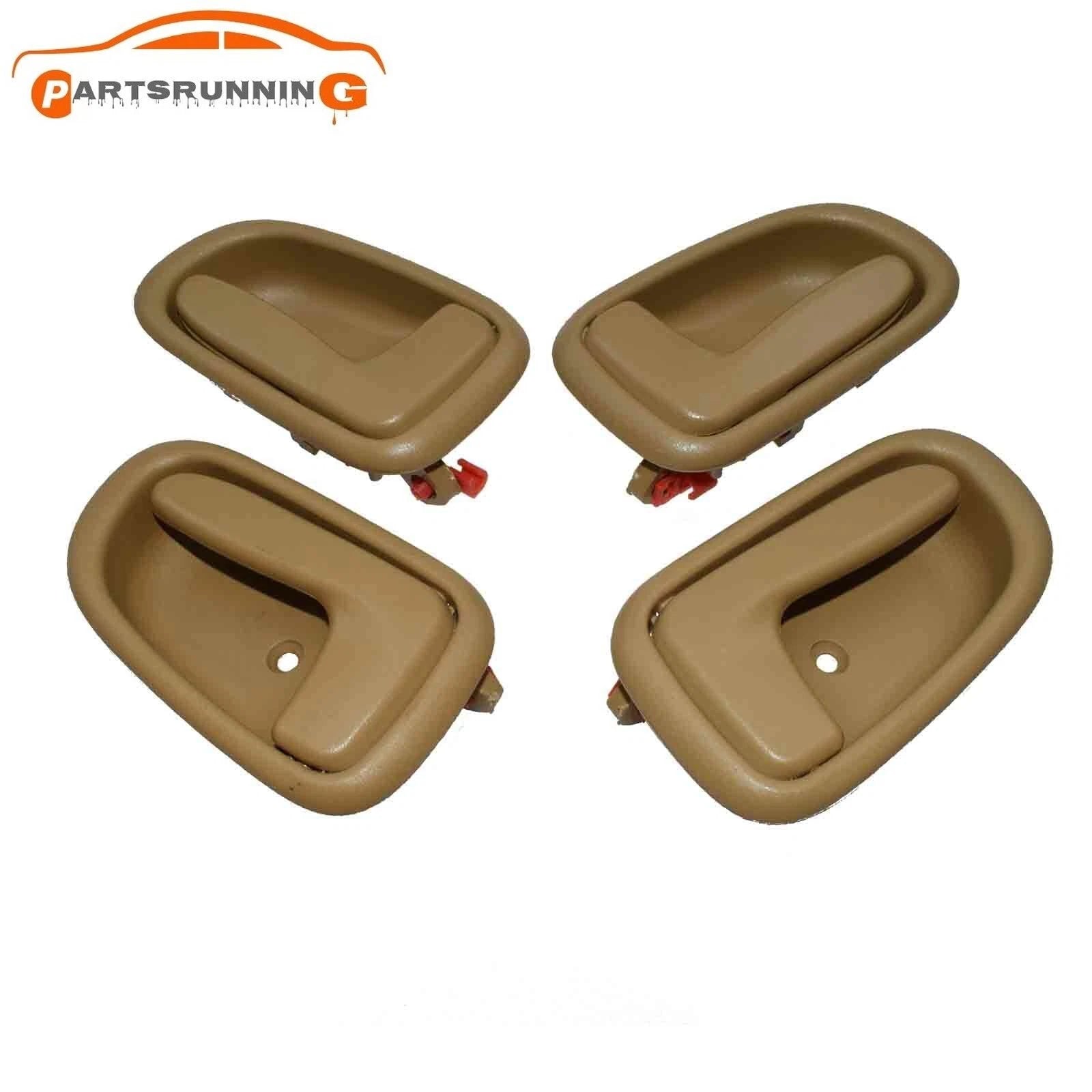 For Toyota Corolla 1993-97 Interior Inner Door Handle LH RH Front Rear Beige Set 6B93BC-57
