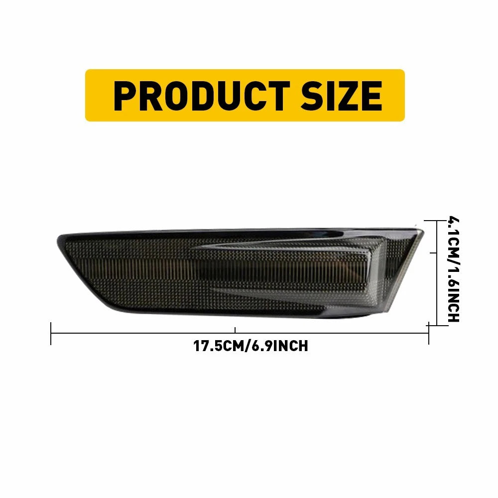 Sequential Switchback LED Side Marker Lights For 03-07 Infiniti G35 Coupe EOA 6B93BC-57