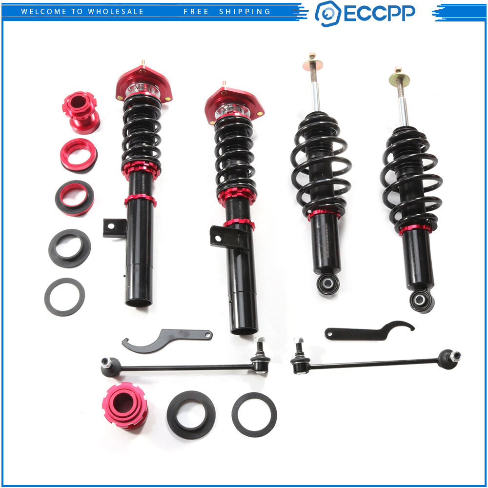 Fits 2006-2009 VW GTI/ 2003-2007 Golf MK5 Coilovers Shocks Spring Adj Height 6B93BC-57