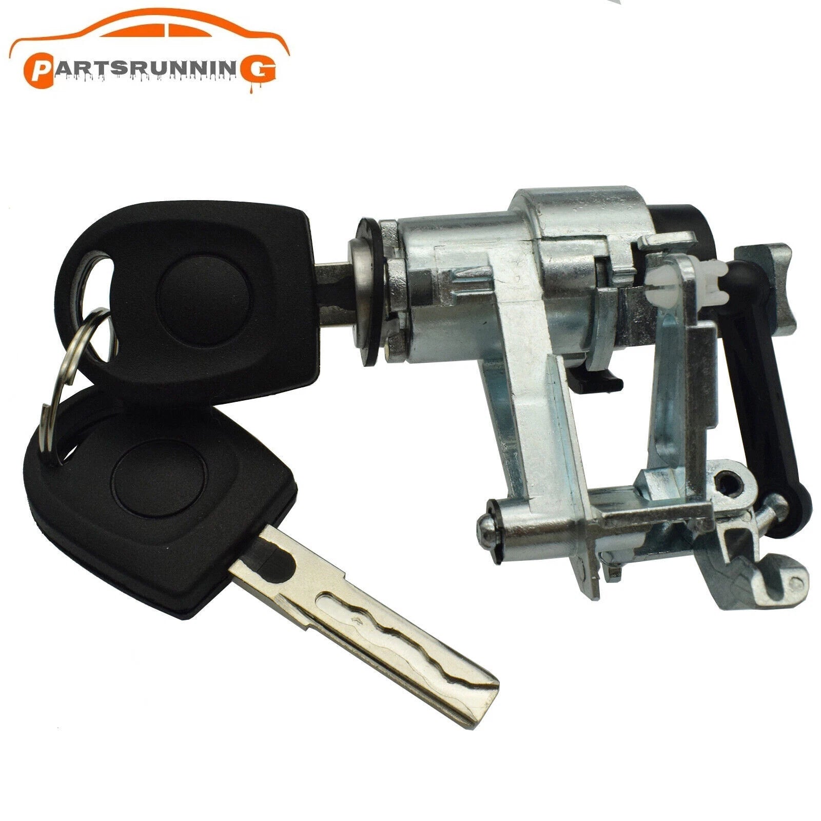 Rear Trunk Lock Cylinder With 2 Keys For VW Golf 4 Lupo Seat Arosa 1J6827297G 6B93BC-57