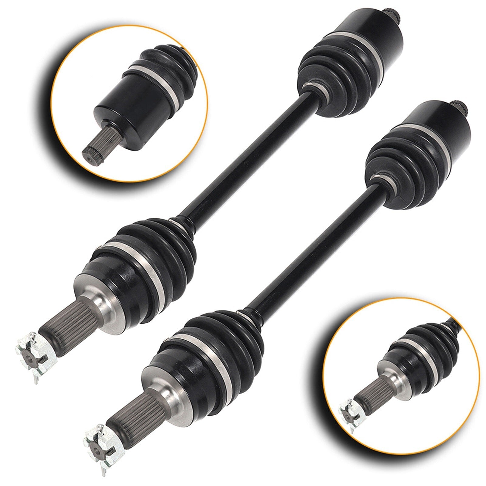 For 2010 - 2013 Polaris Sportsman 550 2 Pcs CV Joint Axles Front Right Left 6B93BC-57