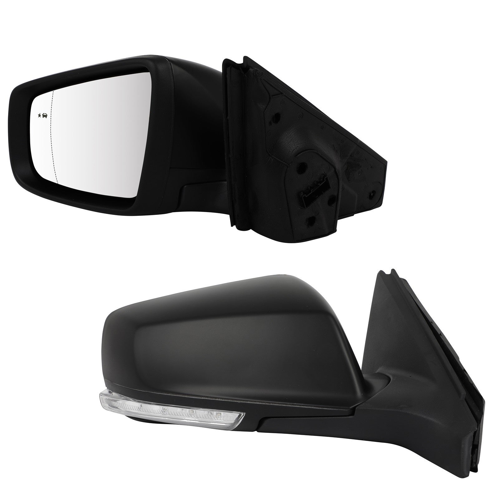 Pair Mirrors For 10-13 BUICK Lacrosse Side Object Sensor Paint to Match LH&RH 6B93BC-57
