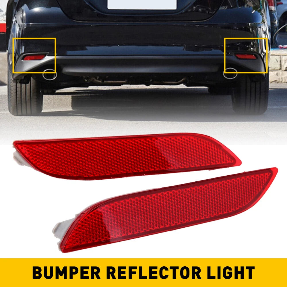 For 2018 2019 20 21 Camry Red Rear Bumper Reflector Side Marker Light Cover EOA 6B93BC-57