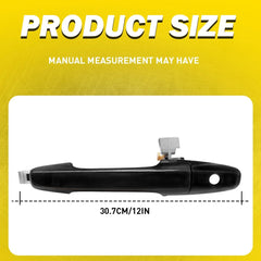 Handle Front Left Door Fits 2006-2011 Honda Civic 72180SNAA11ZF Black Exterior A 6B93BC-57