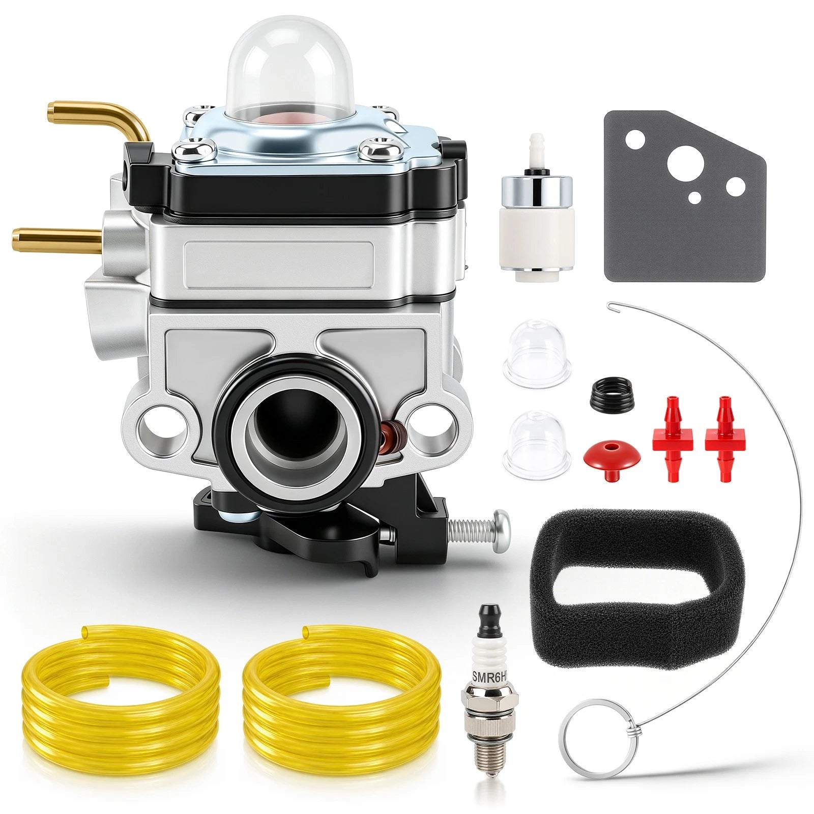 Carburetor For Troy-Bilt TB4SC Yard Man YM45SC 4-Cycle 25cc Gas Blower Carb 6B93BC-57