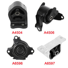 ECCPP Engine Motor Transmission Mount 4pcs For AT Trans For 02-06 Honda CRV 2.4L ECCPP