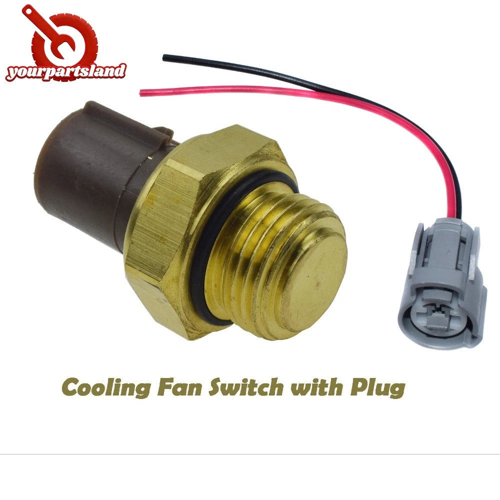 37760P00003 Radiator Cooling Fan Switch W/ Plug for Acura Honda Accord Civic 6B93BC-57