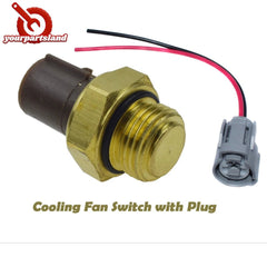37760P00003 Radiator Cooling Fan Switch W/ Plug for Acura Honda Accord Civic 6B93BC-57