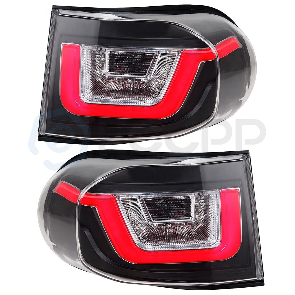 Pair Kit LED Headlights Assembly For 2007-2014 Toyota FJ Cruiser 4.0L Black KOEEP