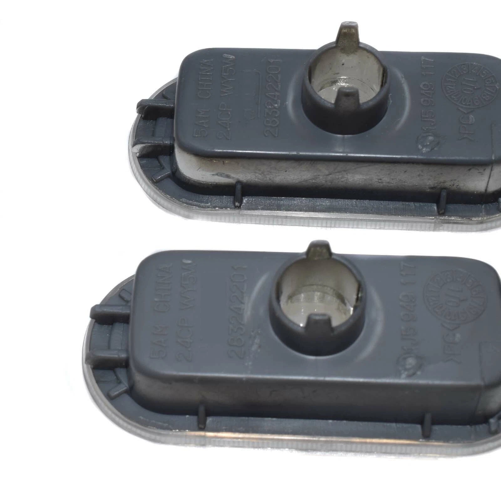 2PCS Clear LED Side Marker Signal Lights For VW Golf Jetta Passat B5 1J0949117 6B93BC-57