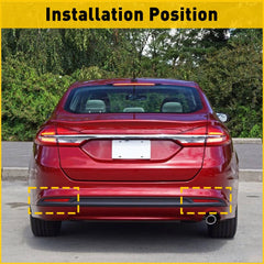 Rear Bumper Reflector Light Left+Right Case Side Red Fit For 2013-18 Ford Fusion 6B93BC-57