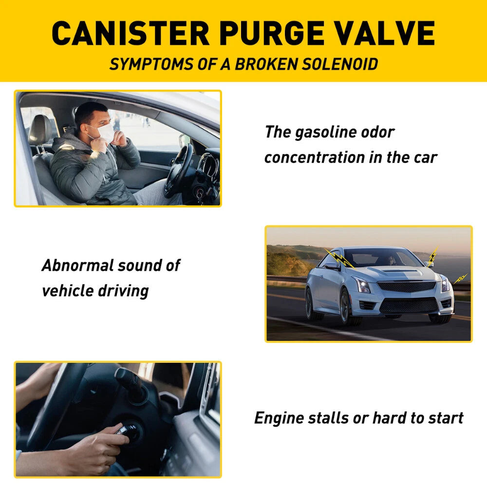 FITS FOR CHEVY GMC EVAP BUICK EMISSION VAPOR CANISTER PURGE VALVE SOLENOID 3.0L 6B93BC-57