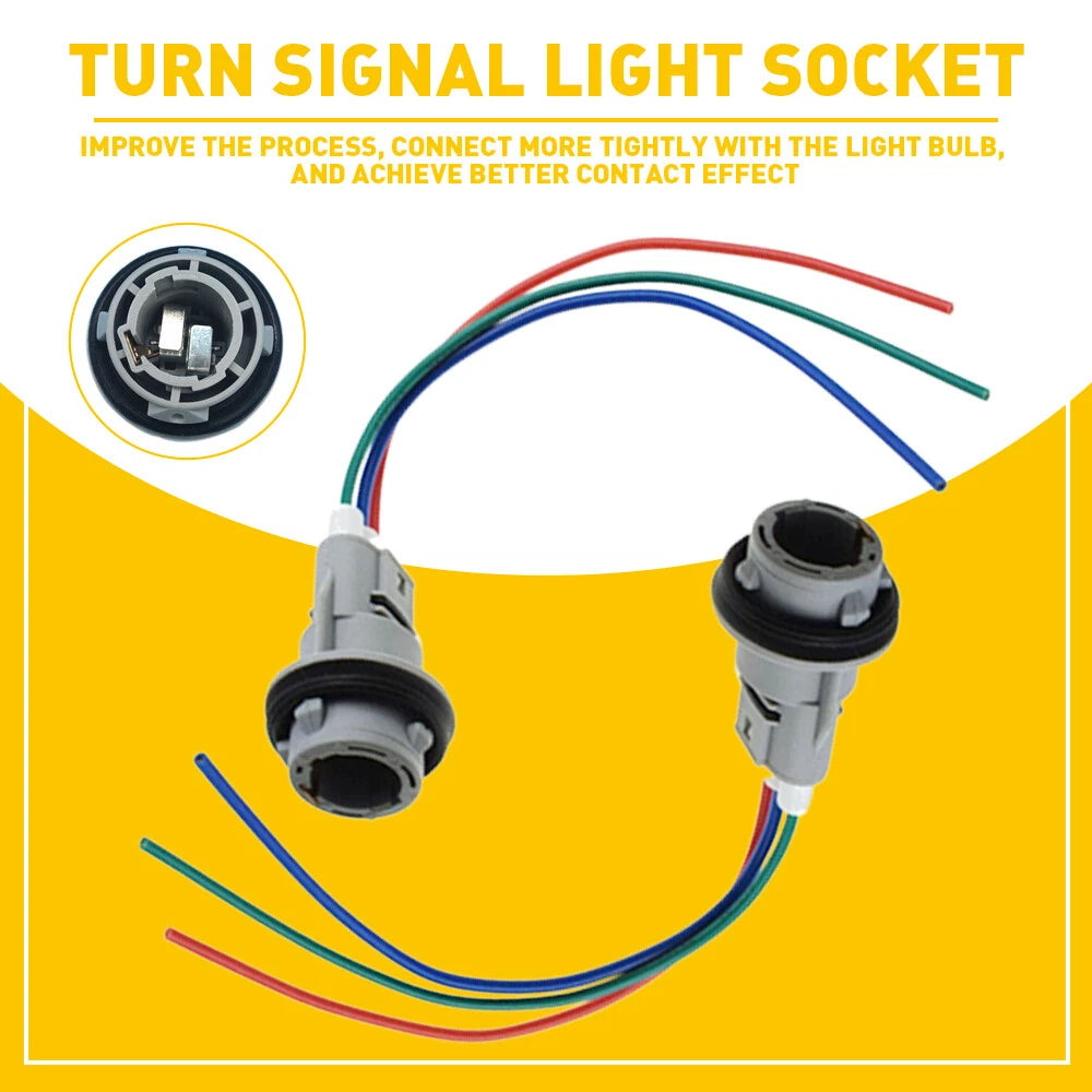 For Honda Acura Turn Blinker Signal Light Socket Connector 33302-SR3-A01 Harness 6B93BC-57