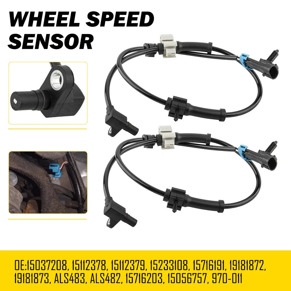 ABS Wheel Speed Sensor for 99-2006 Sierra & Silverado 1500 2500 Front L & R 6B93BC-57