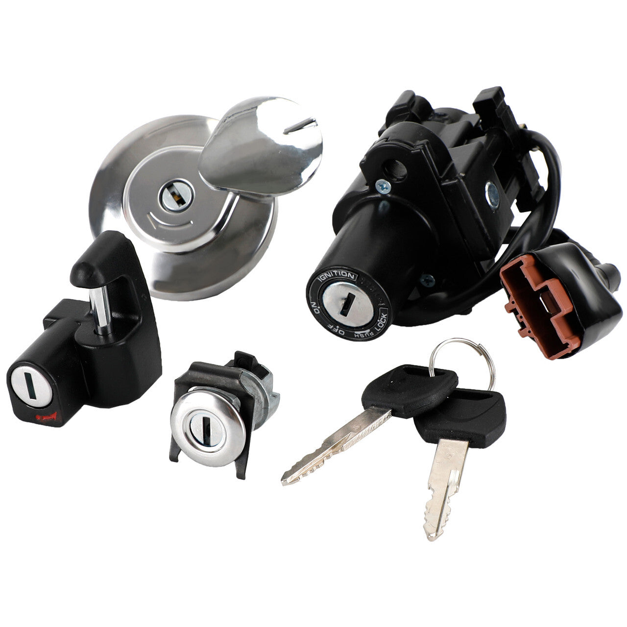 Ignition Switch Fuel Gas Cap Lock Set for Honda CRF250L 13-20 CRF 250 250M 14-16 6B93BC-57