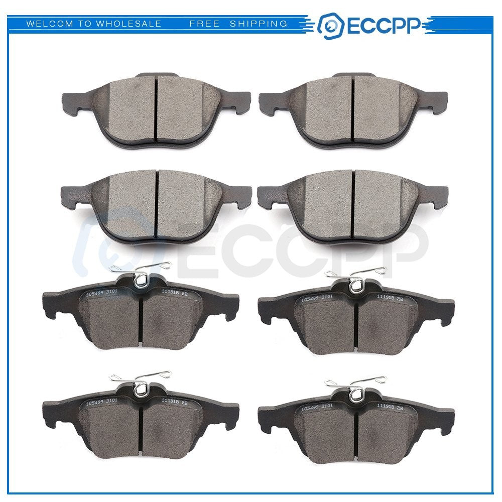 Front And Rear Ceramic Pads For Mazda 3 2004-13 Volvo C30 07-13 Ford C-Max 13-18 6B93BC-57